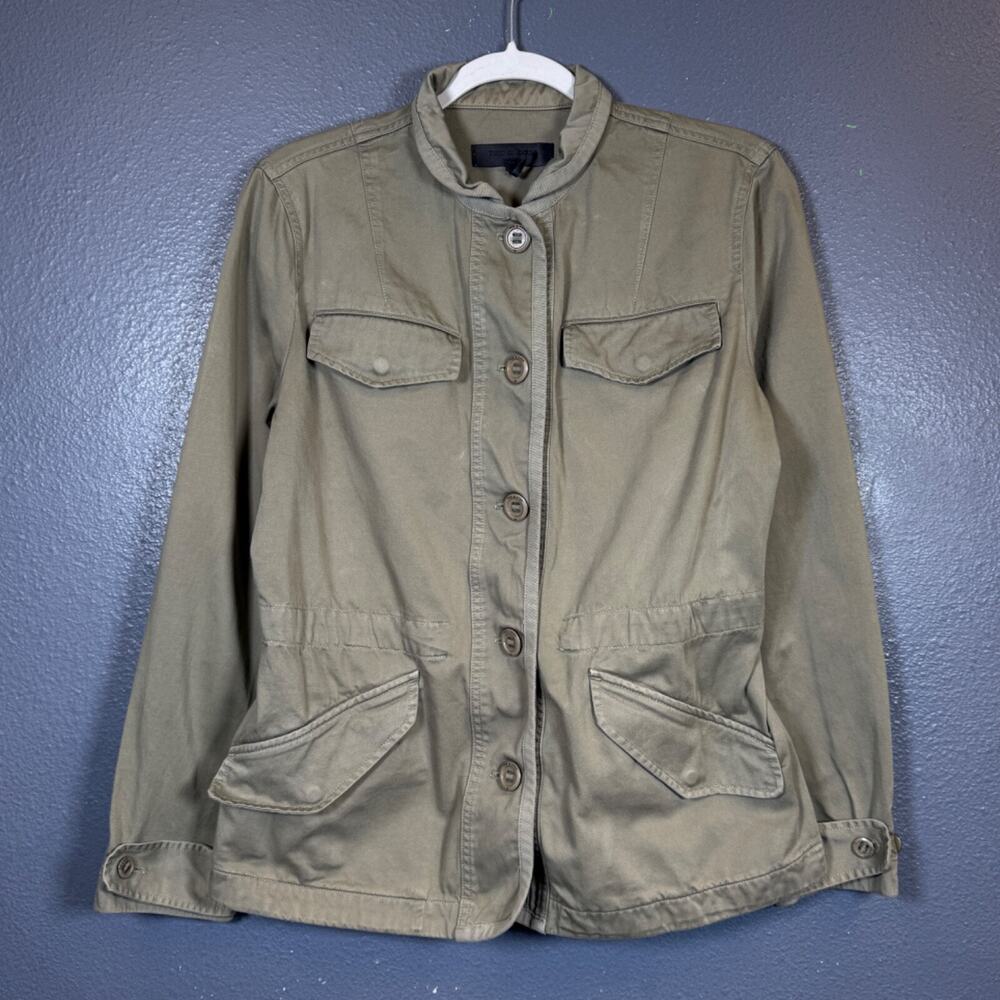 Rag & Bone S women’s green army camo outdoor streetwear jacket